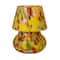 Hello Honey® 7.5" Multicolor Round Blown Glass Table Lamp with Inline Switch